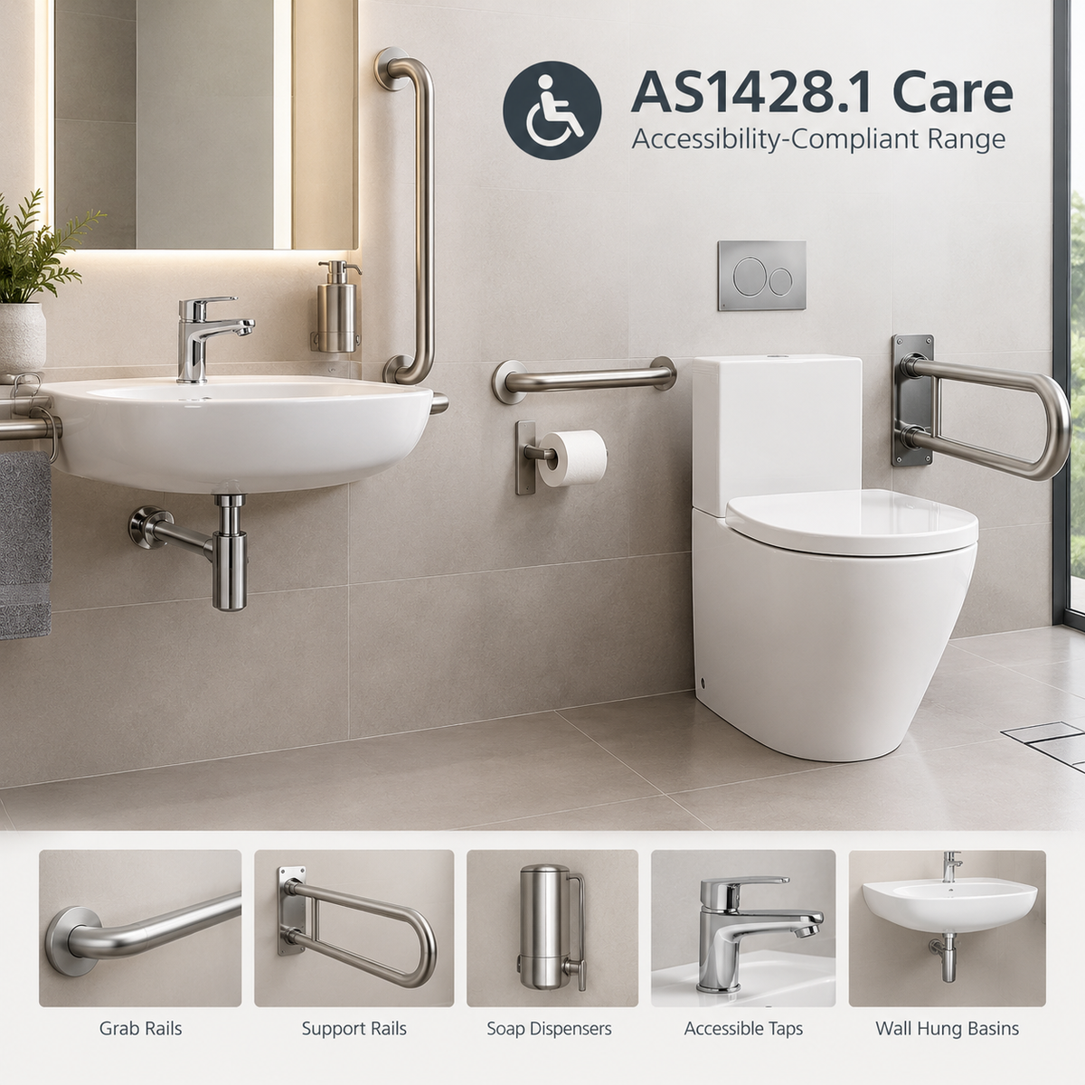 AS1428.1 Care (accessibility-compliant range)