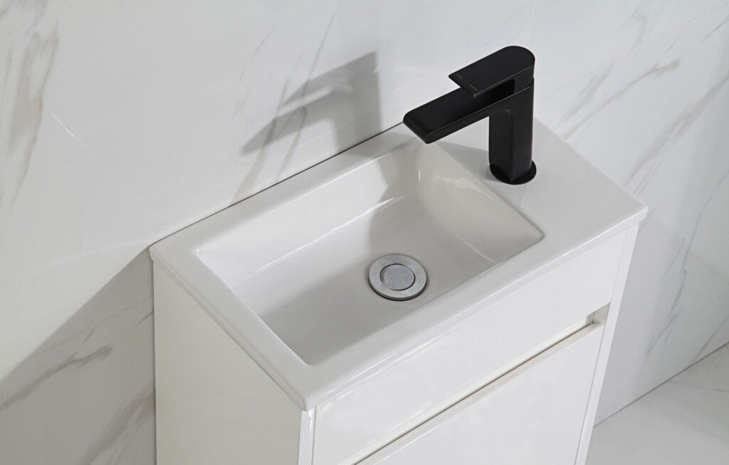 Aulic Brant Wall Hung Finger Pull Cabinet