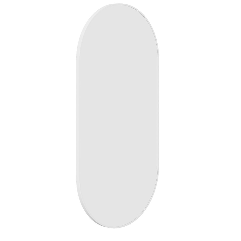 Thermogroup Havana Pill Black Framed Mirror - 500x1000mm - Includes Mirror Demister