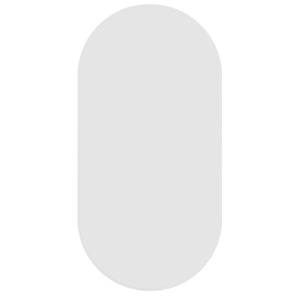 Thermogroup Havana Pill Black Framed Mirror - 500x1000mm - Includes Mirror Demister