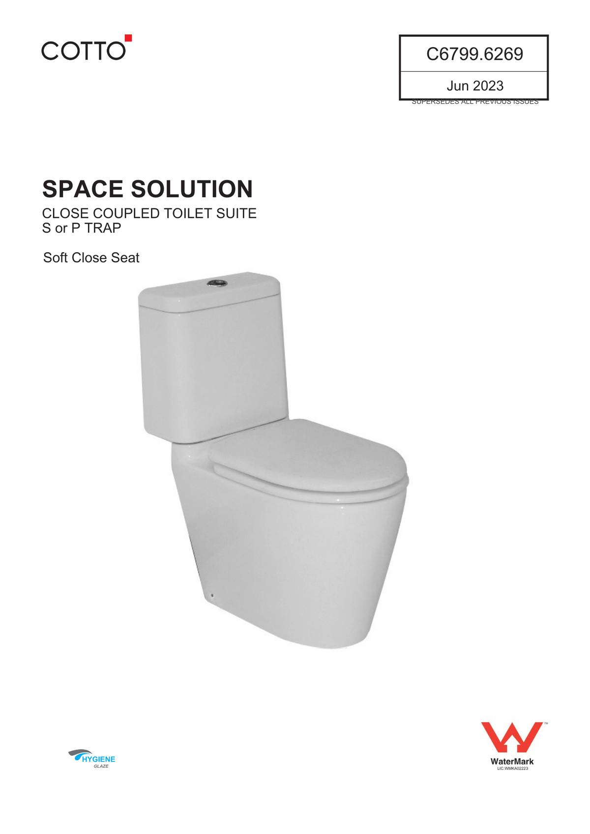 Johnson Suisse Space Solution Close Coupled Suite, Extended Pan Connector