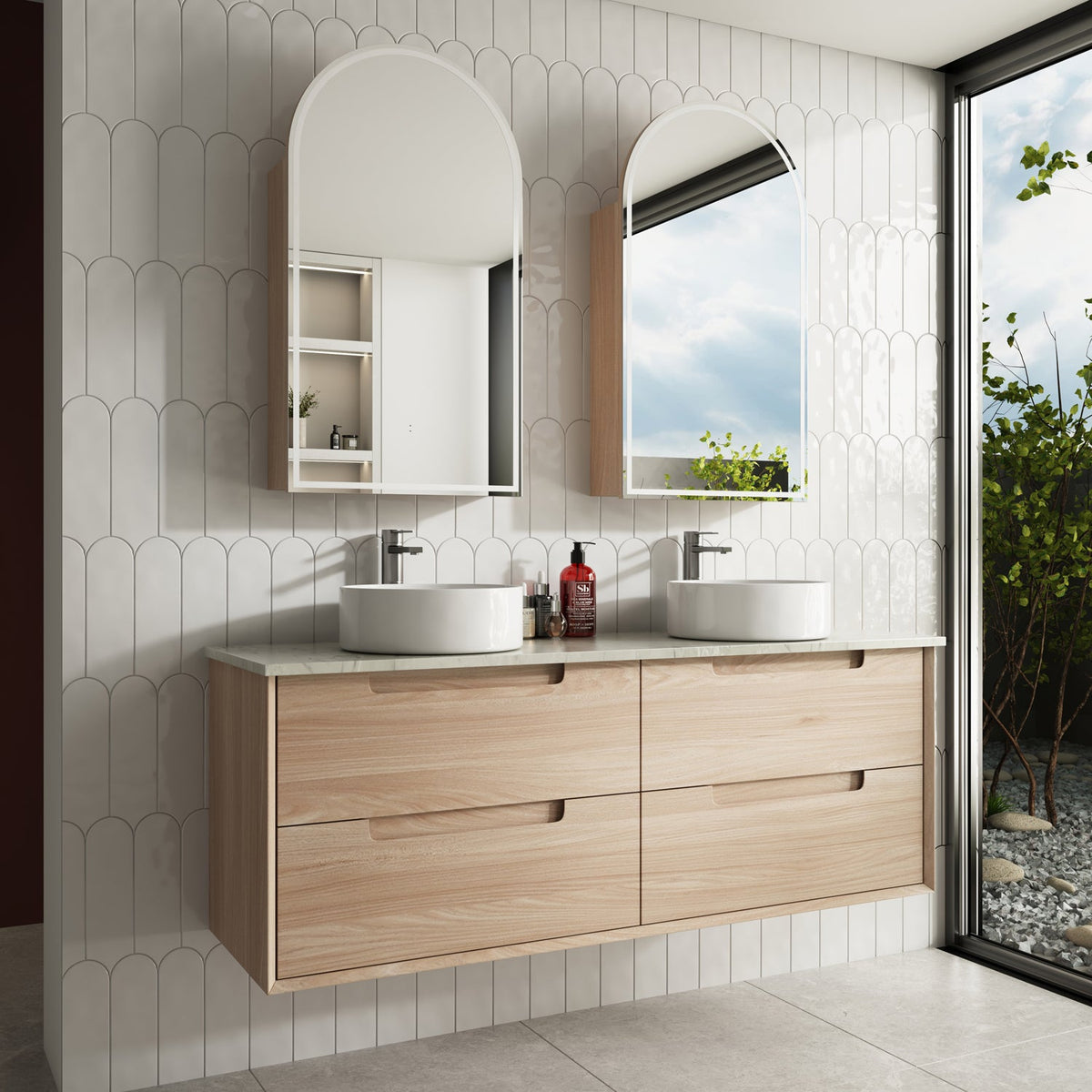 Aulic Ainsley Finger Pull Cabinet