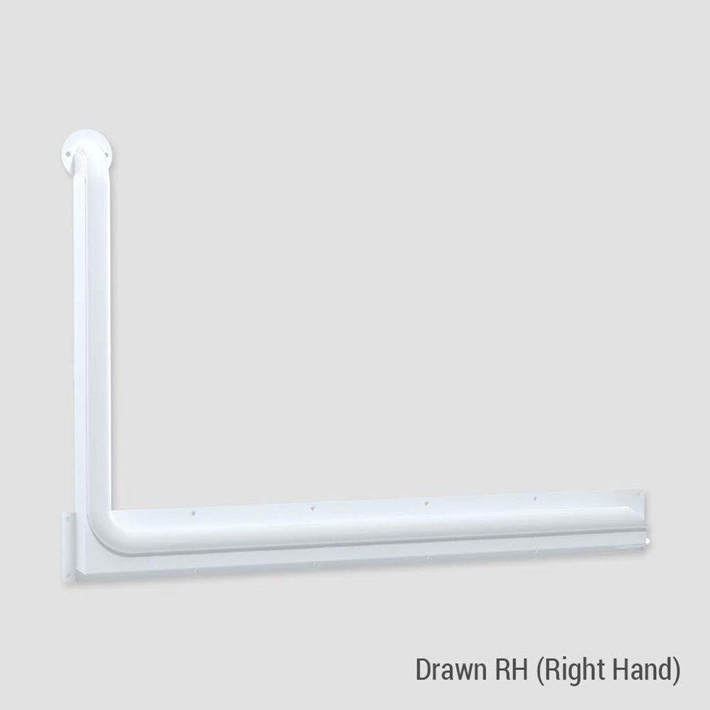 Conserv Anti-Ligature 90° Accessible Grab Rail 960mm x 900mm