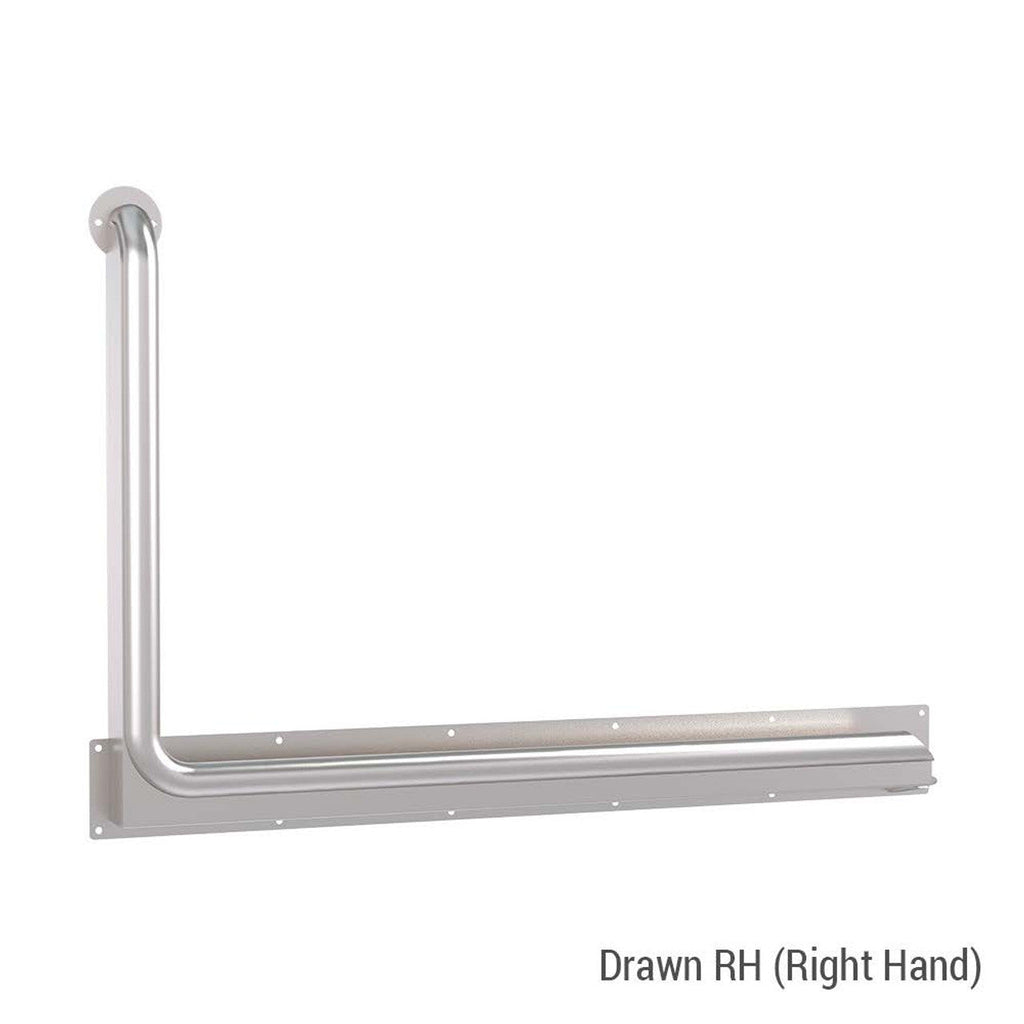 Conserv Anti-Ligature 90° Accessible Grab Rail 960mm x 900mm