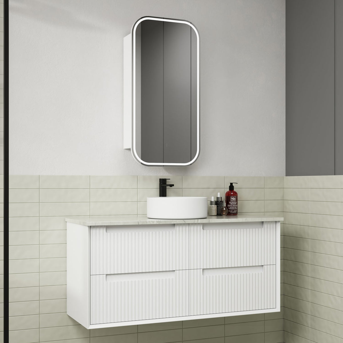 Aulic Flauto Finger Pull Cabinet