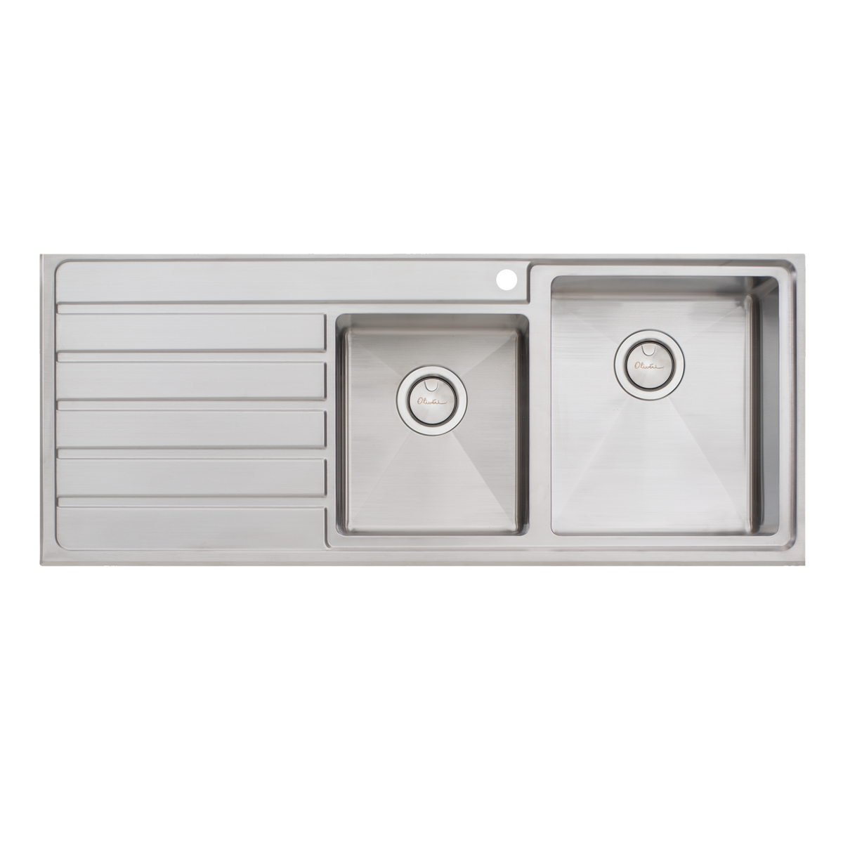Oliveri Apollo 1 & 3/4 Bowl Sink with Drainer