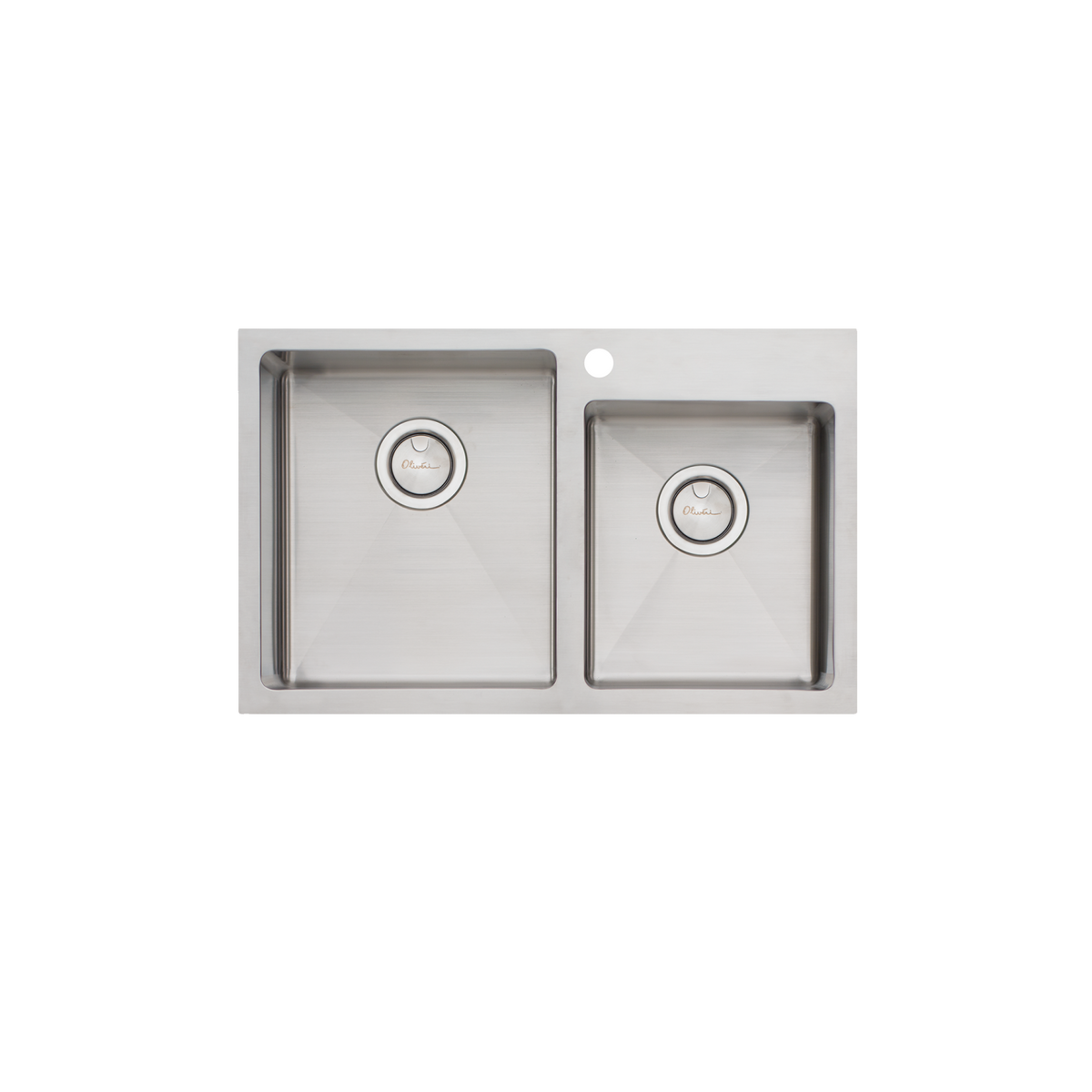 Oliveri Apollo 1 & 3/4 Offset Bowl Sink