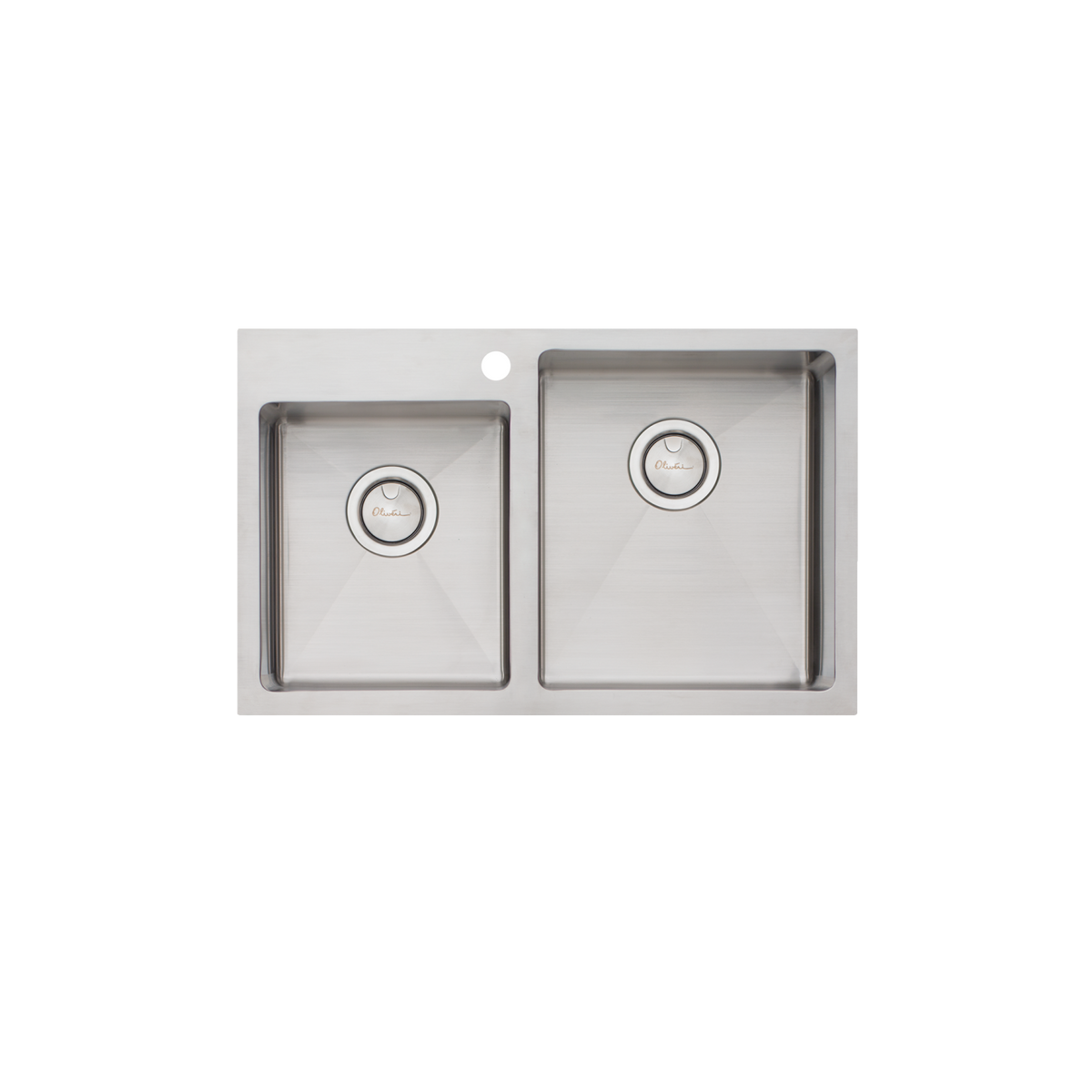 Oliveri Apollo 1 & 3/4 Offset Bowl Sink