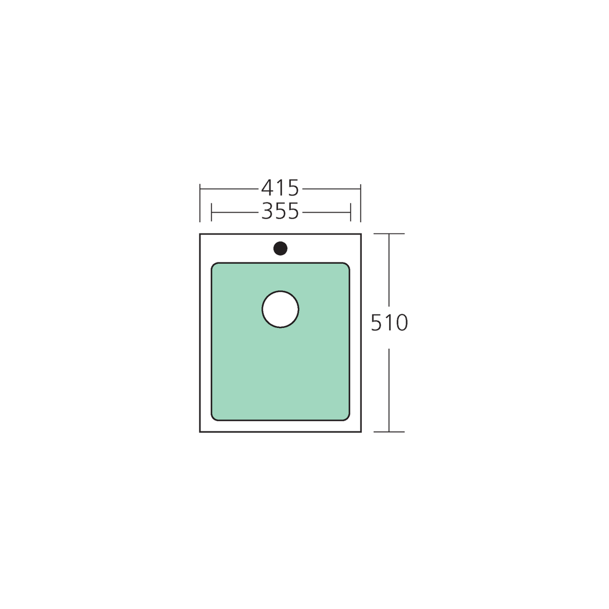 Oliveri Apollo Single Bowl Inset Sink