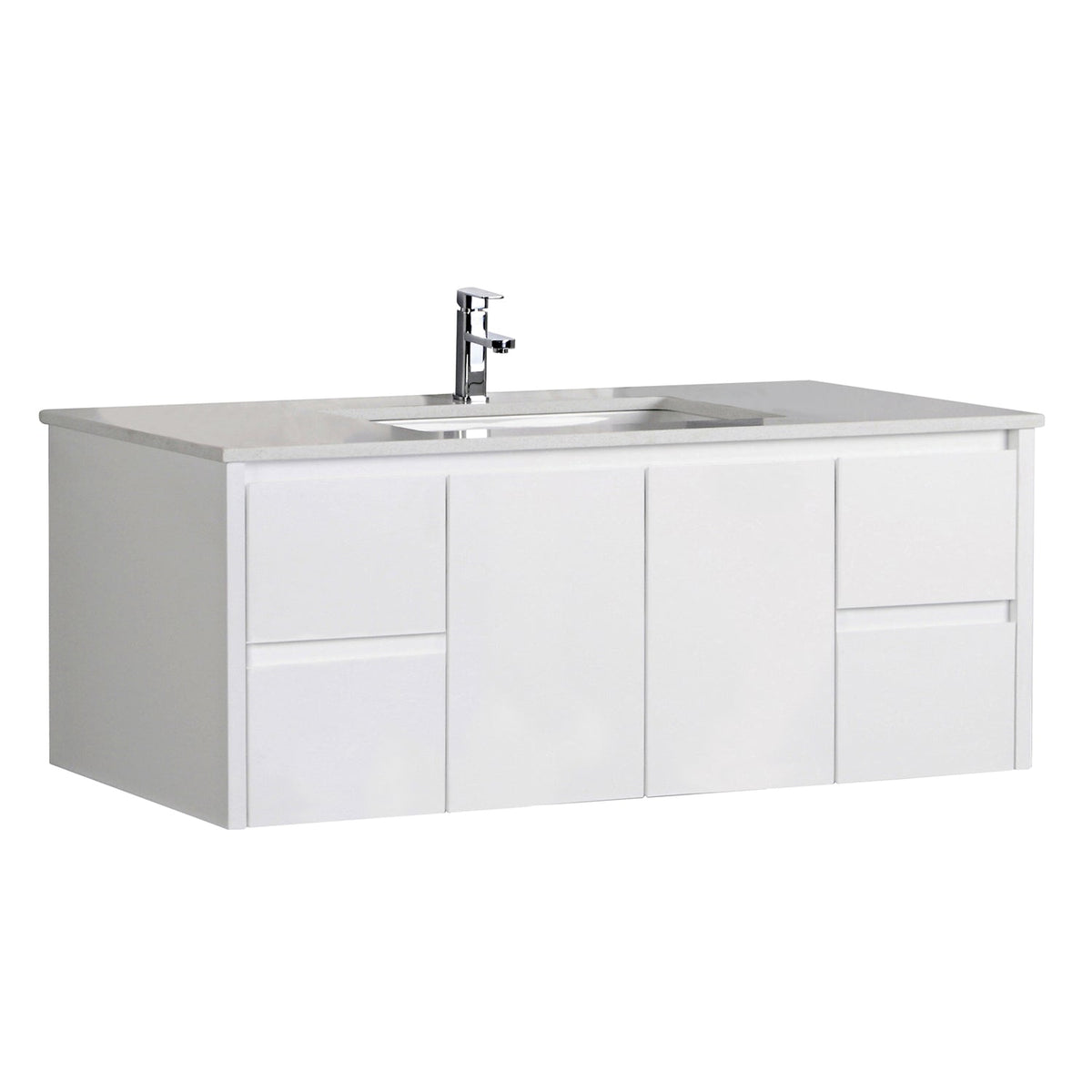 Aulic Alice Wall Hung Finger Pull Cabinet