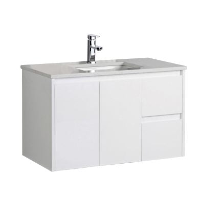Aulic Alice Wall Hung Finger Pull Cabinet