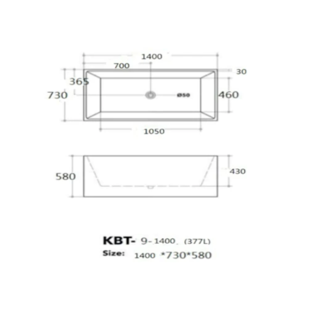 Theo Multi Fit Bathtub