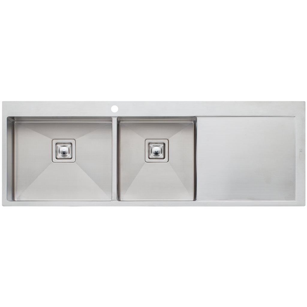 Oliveri Professional Series 1 & 3/4 Bowl Topmount Sink with Drainer L+ ACP141