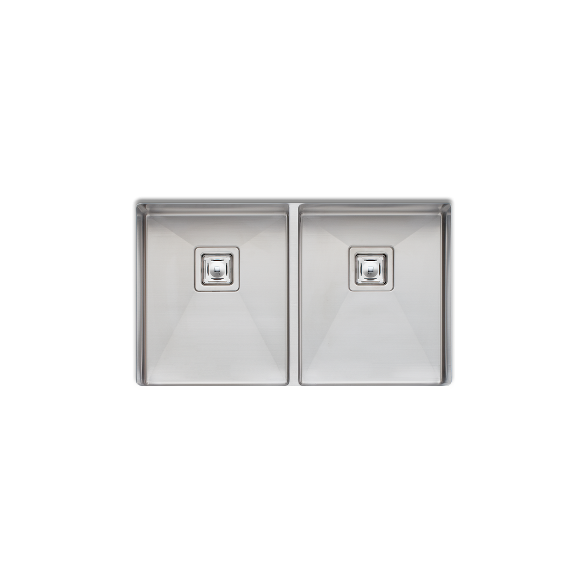 Oliveri Professional Series Double Bowl Undermount Sink 835x505x225mm