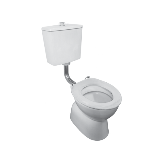Johnson Suisse Plaza Assist Deluxe S Trap Suite, White Seat, Assist Button