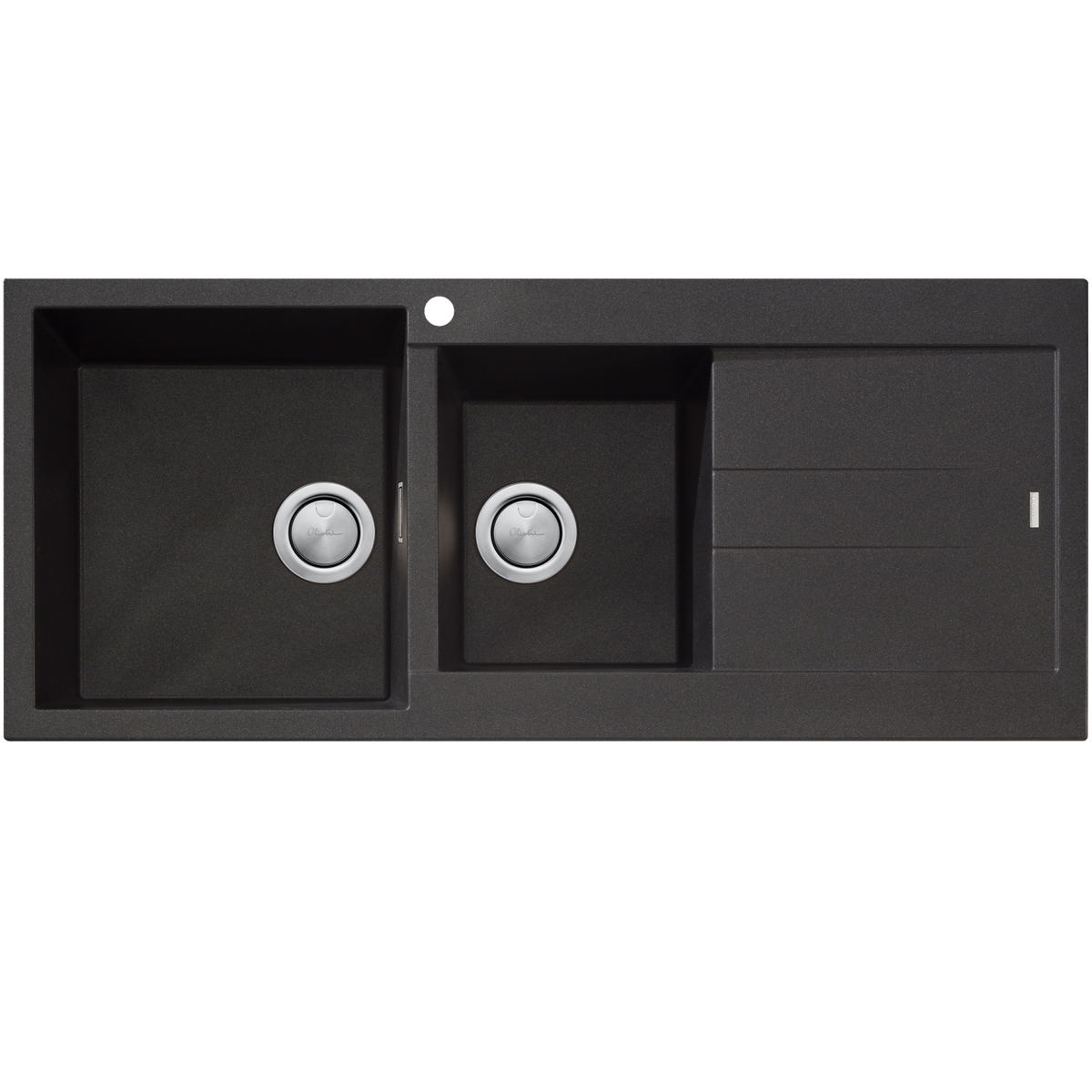 Oliveri Santorini 1 & 3/4 Bowl Topmount Sink With Drainer
