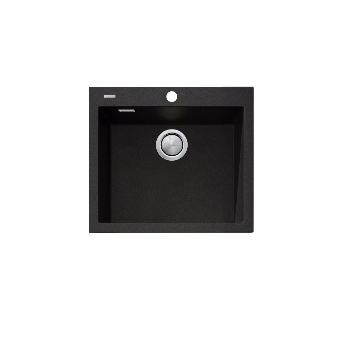 Oliveri Santorini Black Large Bowl Topmount Sink