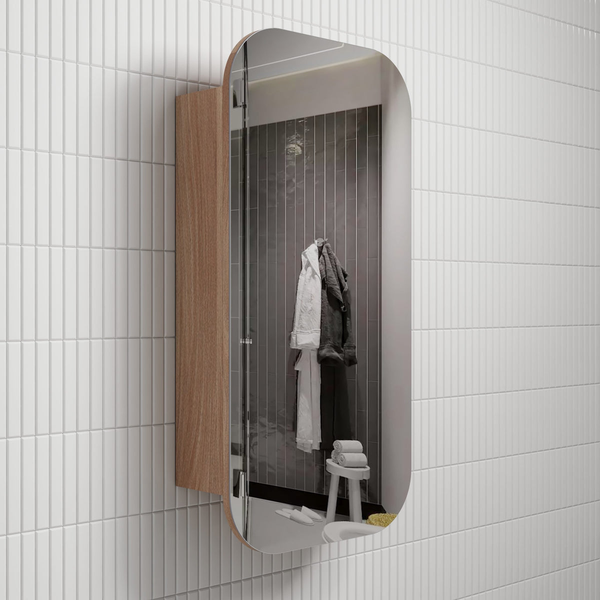 Aulic Vienna Shaving Cabinet 450x900x150mm