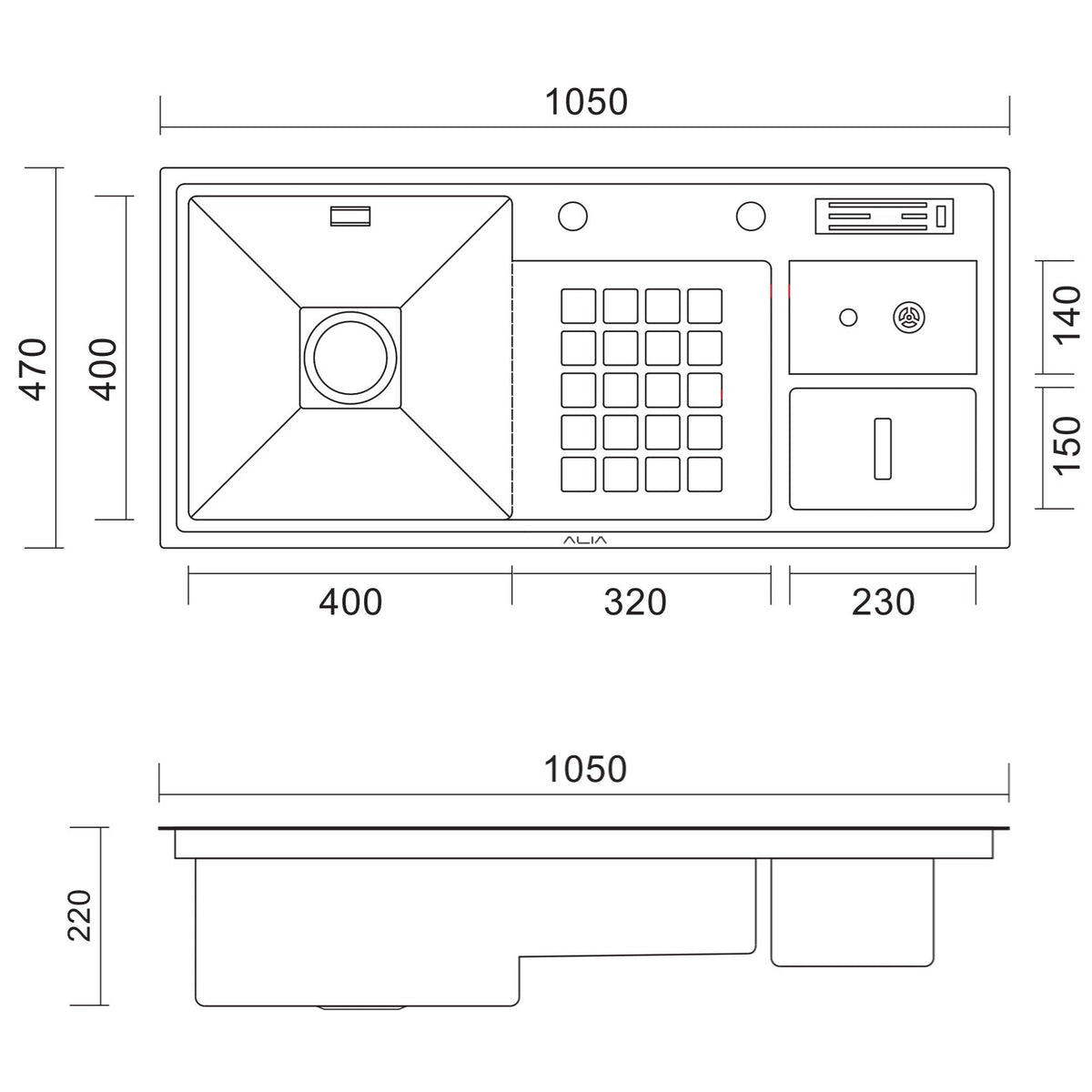 Alia Global Smart Sink
