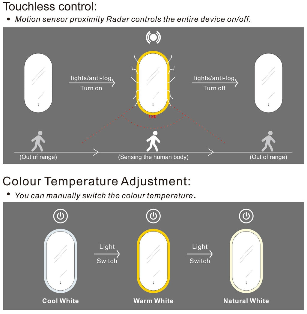Otti LED Noosa Mirrors