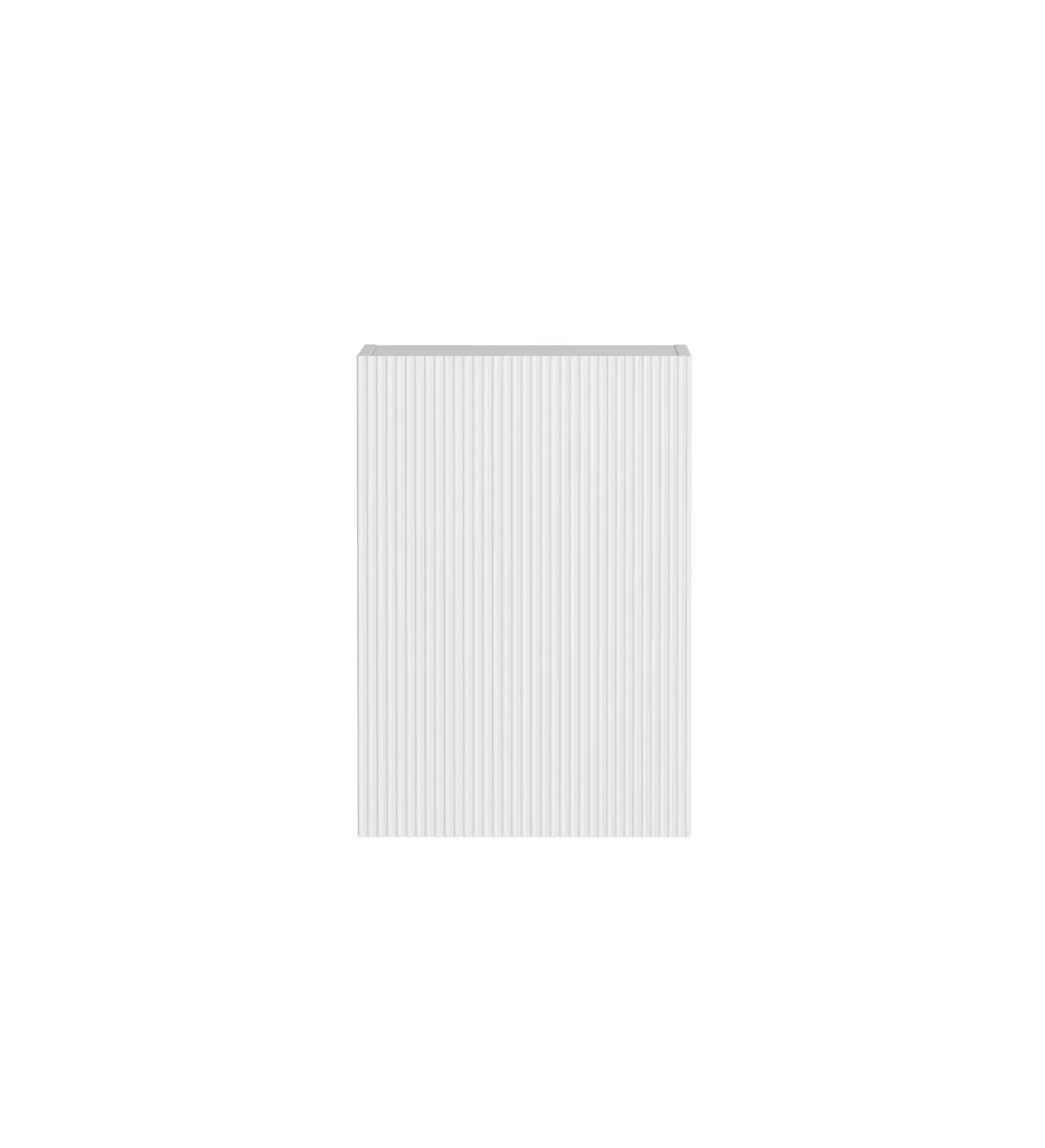 Otti Bondi Laundry Fluted White Wall Cabinet