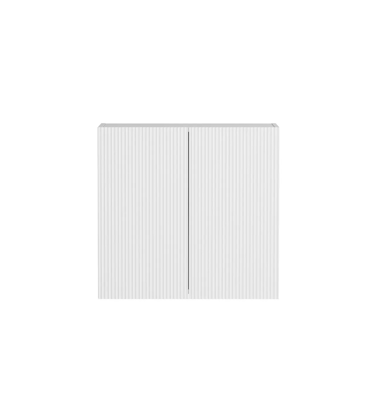 Otti Bondi Laundry Fluted White Wall Cabinet