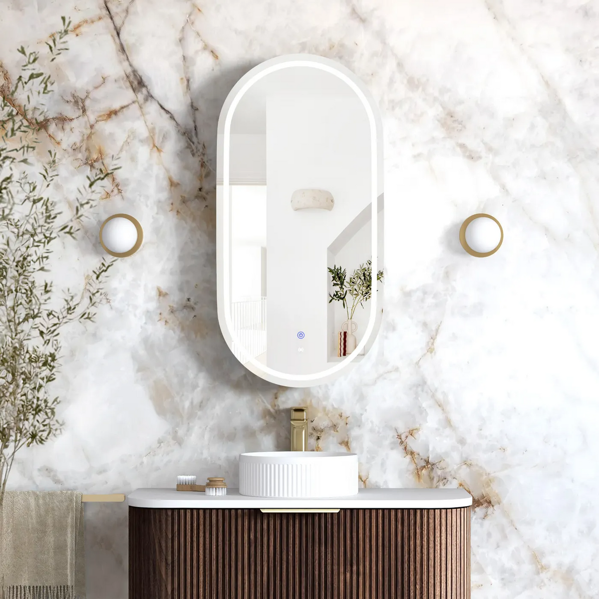 Otti LED Noosa 900x450 Shaving Cabinet