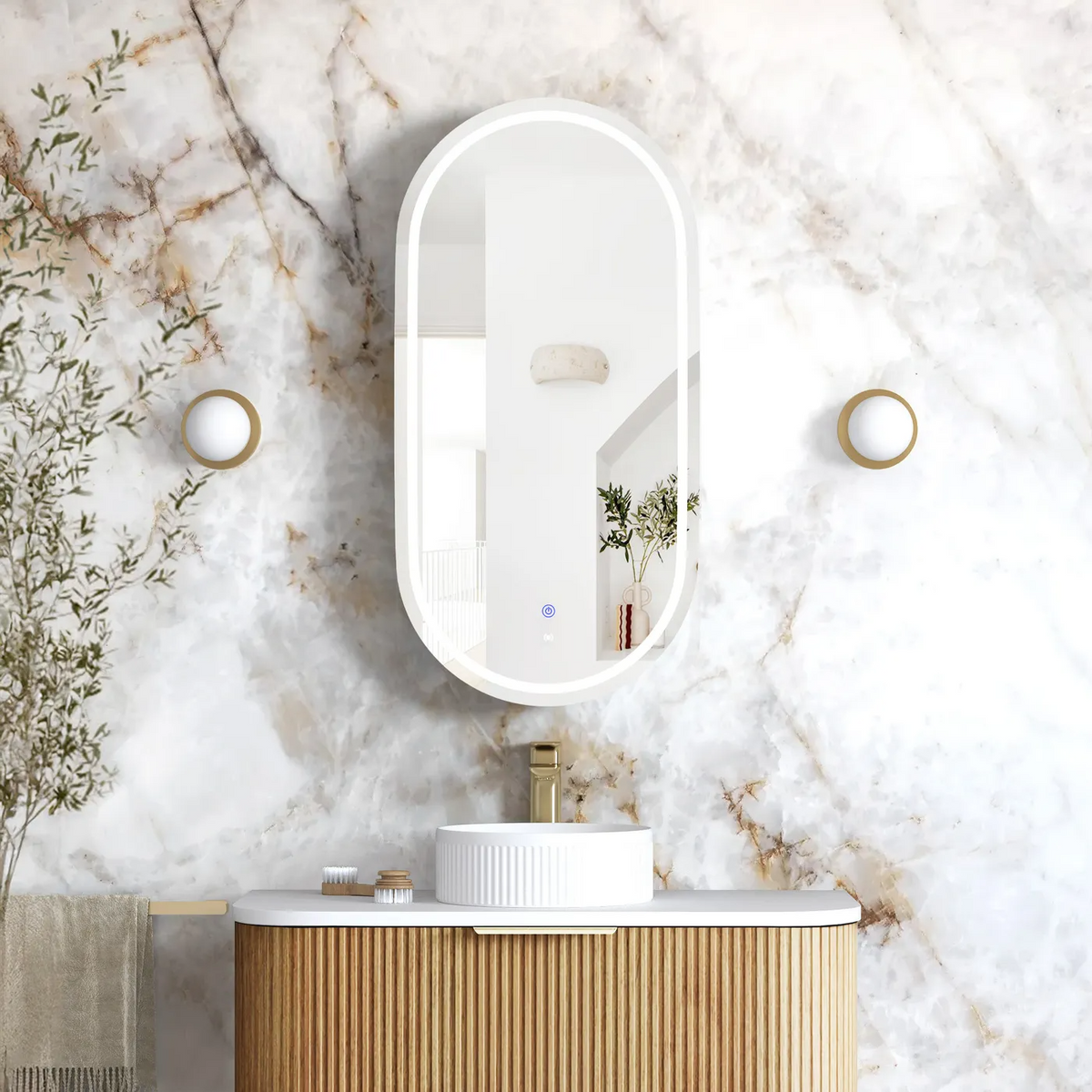 Otti LED Noosa 900x450 Shaving Cabinet