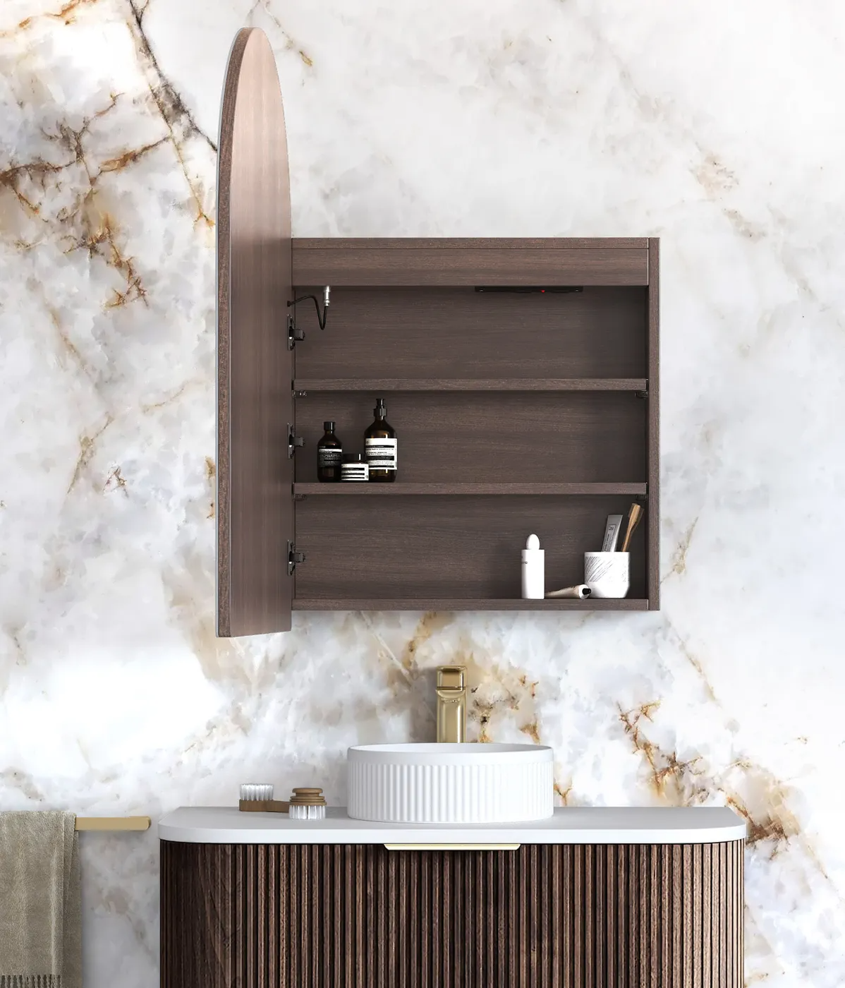 Otti LED Archie 900x600 Shaving Cabinet Premium Edition