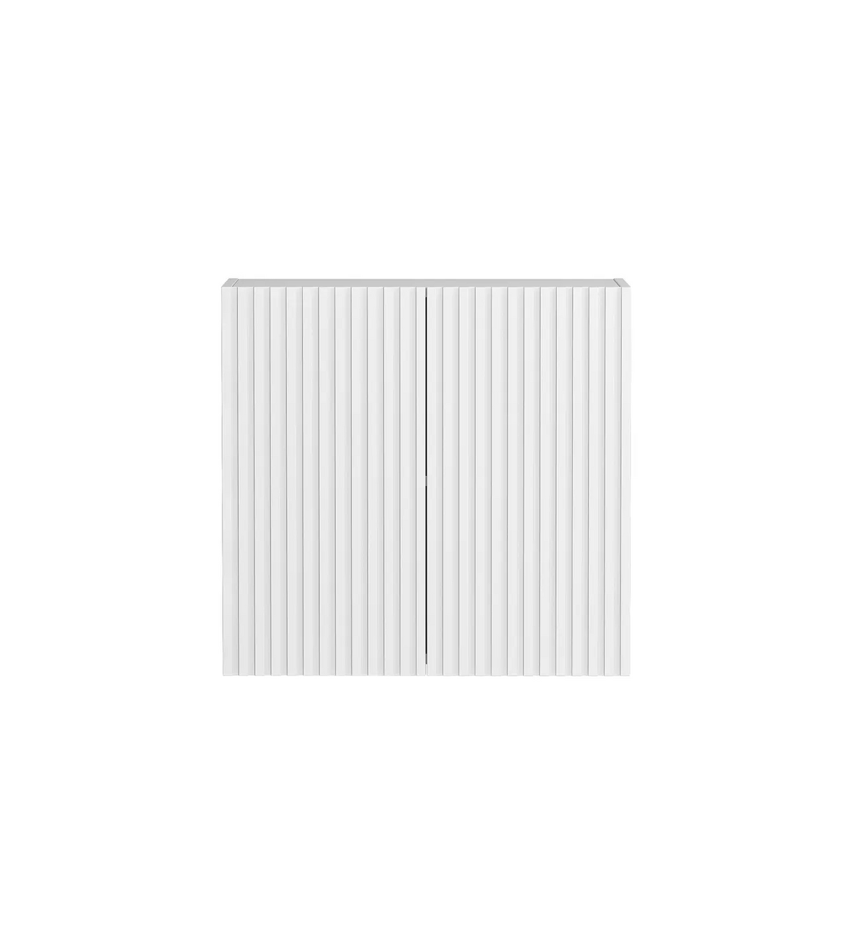 Otti Noosa Laundry Fluted White Wall Cabinet