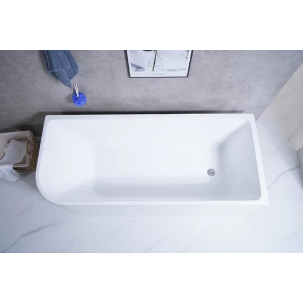 Back To Wall Right Corner Bathtub